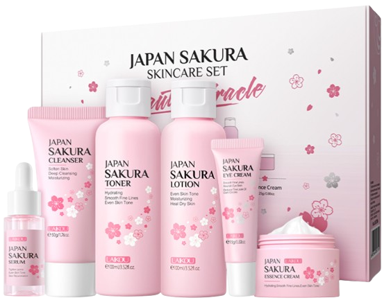 SAKURA Moisturizing Face Cream Skin Care Kit